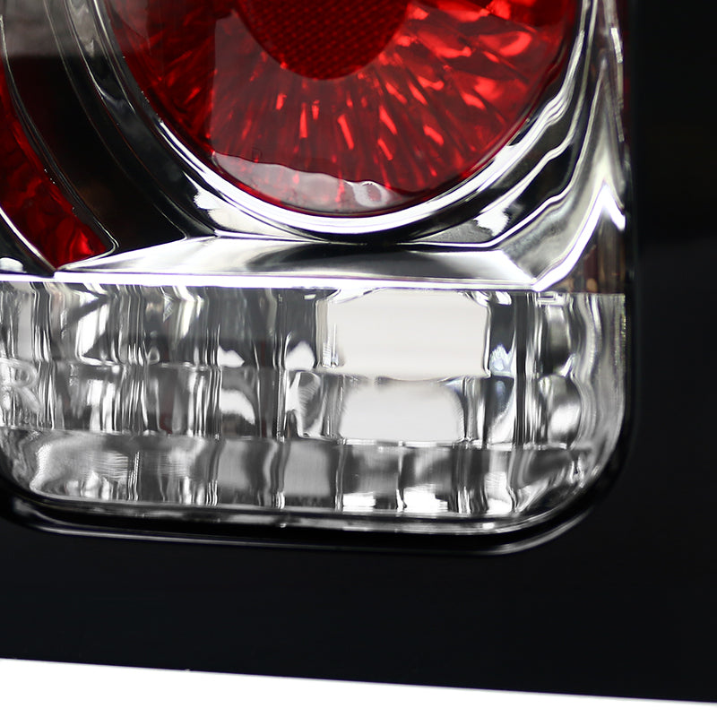 1994-1998 Ford Mustang SN95 Tail Lights (Chrome Housing / Clear Lens)