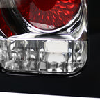 1994-1998 Ford Mustang SN95 Tail Lights (Chrome Housing / Clear Lens)