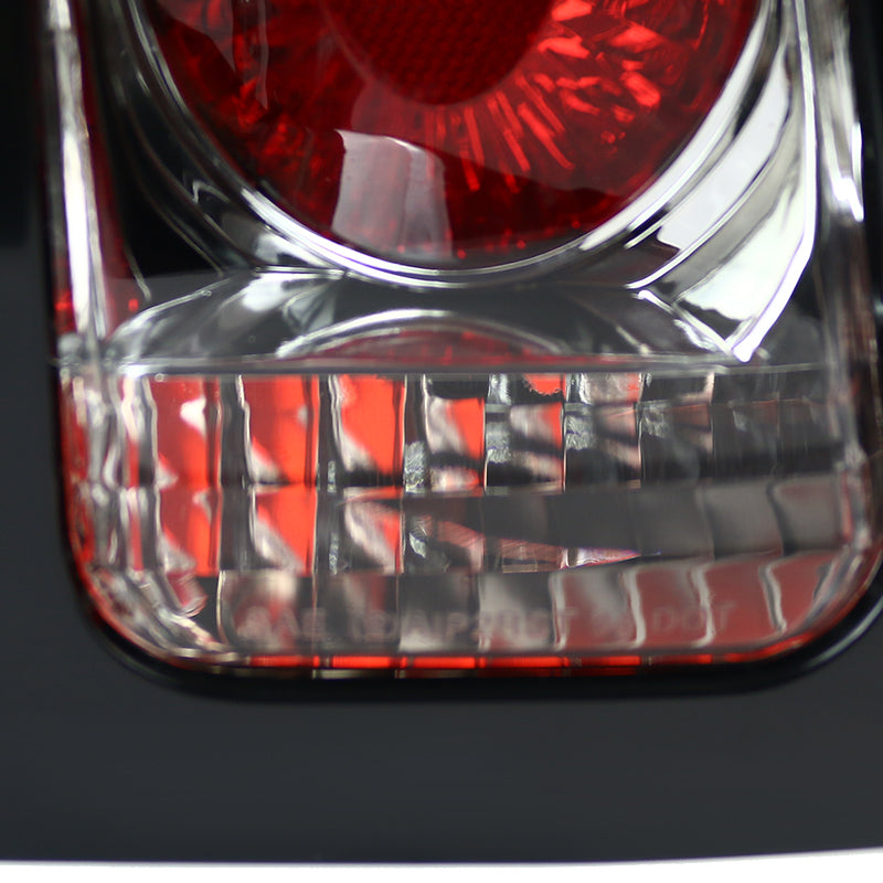 1994-1998 Ford Mustang SN95 Tail Lights (Chrome Housing / Clear Lens)