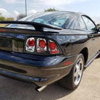 1994-1998 Ford Mustang SN95 Tail Lights (Chrome Housing / Clear Lens)