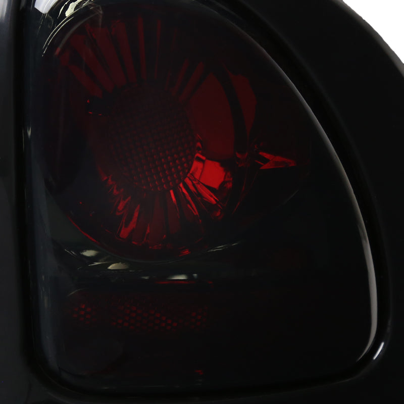 1994-1998 Ford Mustang SN95 Tail Lights (Chrome Housing / Smoked Lens)