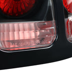 1994-1998 Ford Mustang SN95 Tail Lights (Matte Black Housing / Clear Lens)