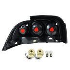 1994-1998 Ford Mustang SN95 Tail Lights (Matte Black Housing / Clear Lens)