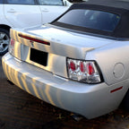 1999-2004 Ford Mustang New Edge Tail Lights (Chrome Housing / Clear Lens)