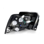 1999-2004 Ford Mustang New Edge LED Tail Lights (Chrome Housing / Clear Lens)