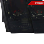 1999-2004 Ford Mustang New Edge Tail Lights (Chrome Housing / Smoked Lens)