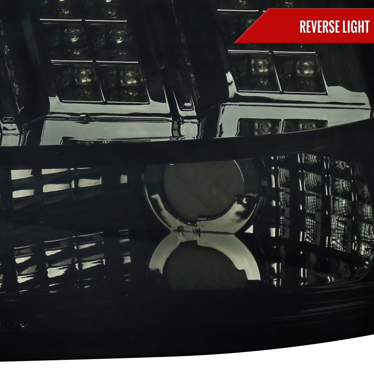 1999-2004 Ford Mustang New Edge Sequential LED Tail Lights - RS (Chrome Housing / Smoked Lens)
