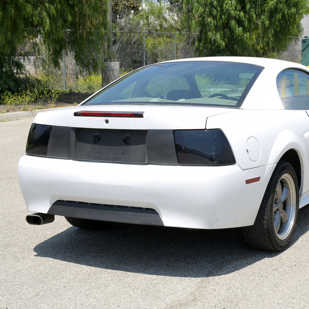 1999-2004 Ford Mustang New Edge Sequential LED Tail Lights - RS (Chrome Housing / Smoked Lens)