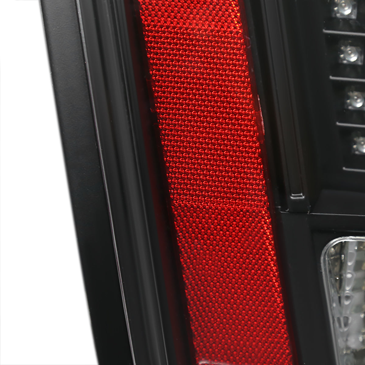 1999-2004 Ford Mustang New Edge Sequential LED Tail Lights - RS (Matte Black Housing / Clear Lens)