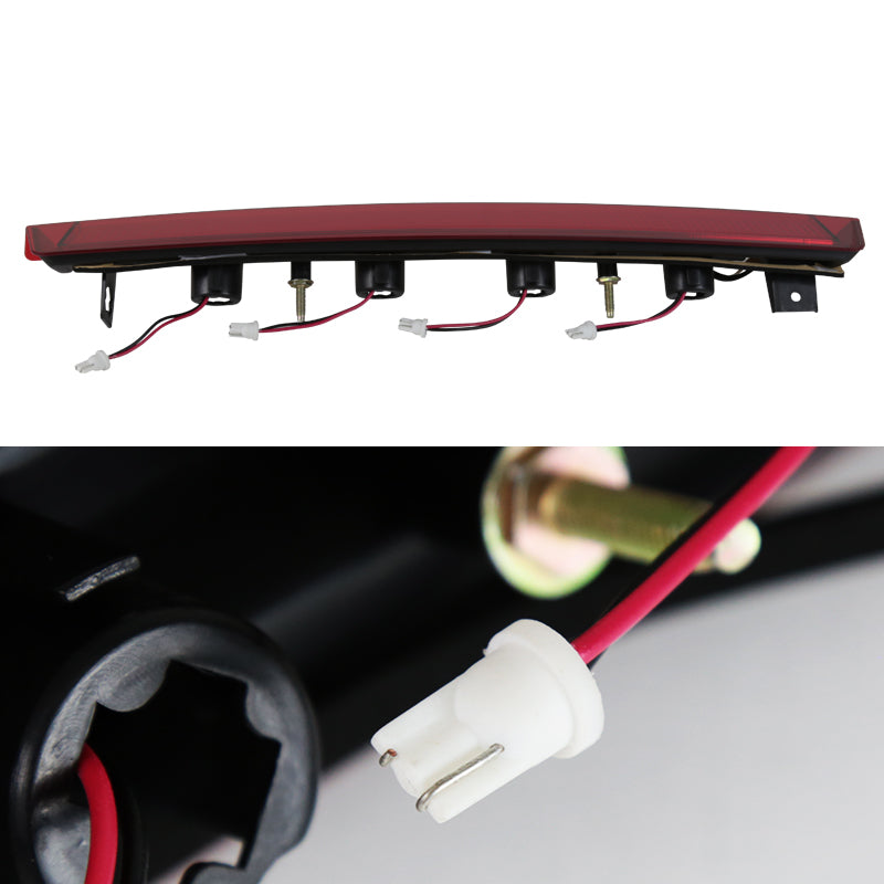 1999-2004 Ford Mustang New Edge LED 3rd Brake Light (Chrome Housing / Red Lens)