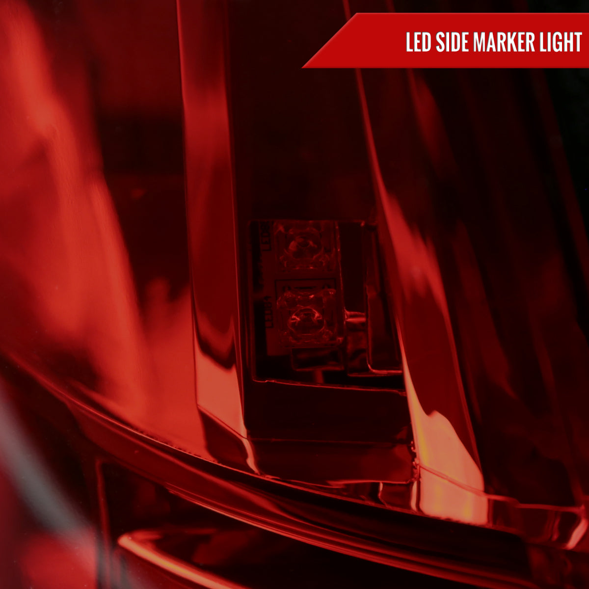1999-2004 Ford Mustang New Edge Sequential LED Tail Lights - RS (Chrome Housing / Red Smoked Lens)