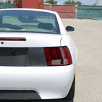 1999-2004 Ford Mustang New Edge Sequential LED Tail Lights - RS (Chrome Housing / Red Smoked Lens)