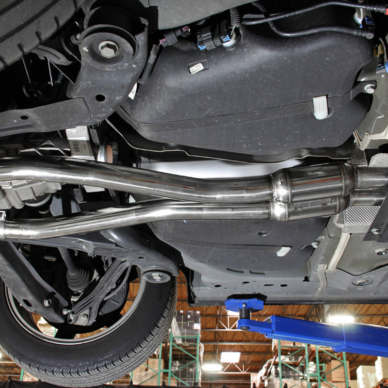2010-2015 Chevrolet Camaro 5th Gen 3.6L V6 Stainless Steel Dual Catback Exhaust System (Burnt Tip)