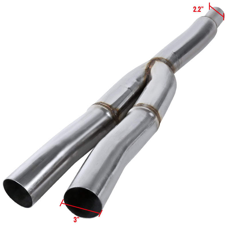 2015-2021 Ford Mustang S550 2.3L EcoBoost Dual Catback Exhaust System (Burnt Tip)