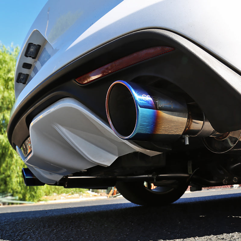 2015-2021 Ford Mustang S550 2.3L EcoBoost Dual Catback Exhaust System (Burnt Tip)