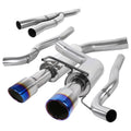 2015-2021 Ford Mustang S550 2.3L EcoBoost Dual Catback Exhaust System (Burnt Tip)
