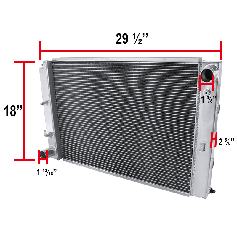 1997-2004 Ford Mustang SN95 MT 2-Row Aluminum Performance Radiator