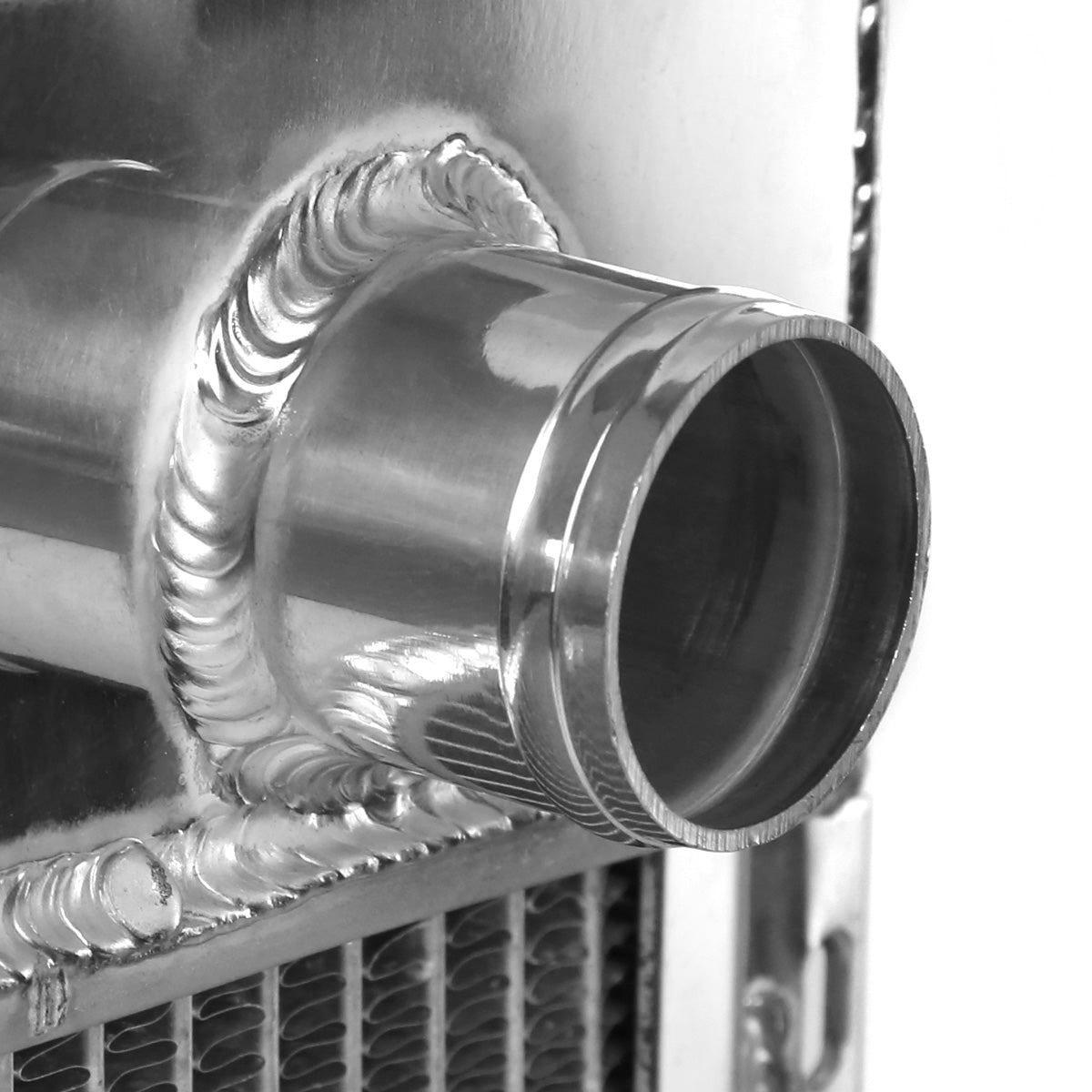 1963-1970 Ford Mustang/Fairlane/Falcon/Galaxie/Torino Mercury Cougar V8 Aluminum 3-Row Performance Radiator