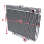 1967-1970 Ford Mustang/Fairlane/Ranchero Mercury Cougar Aluminum 3-Row Performance Radiator