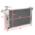 1994-1995 Ford Mustang SN95 GT/GTS/SVT 3.8L 5.0L Manual Transmission Aluminum 3-Row Performance Radiator