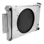 1967-1969 Chevrolet Camaro 1st Gen 4.1L L6 V8 3 Row Radiator with Fan Shroud