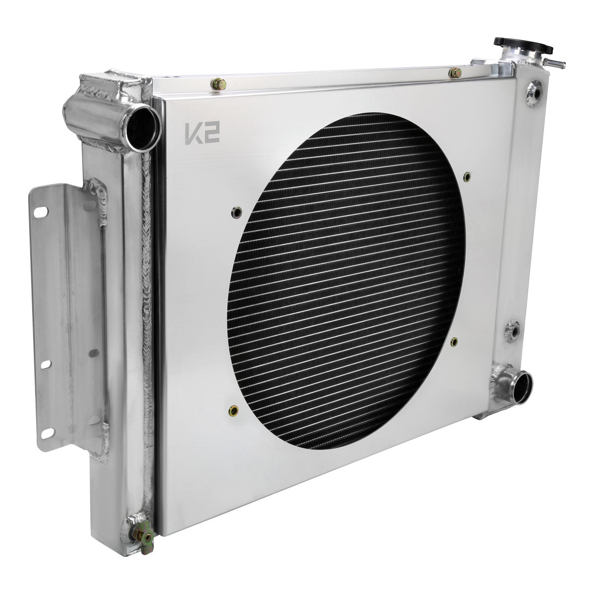 1967-1969 Chevrolet Camaro 1st Gen 4.1L L6 V8 3 Row Radiator with Fan Shroud