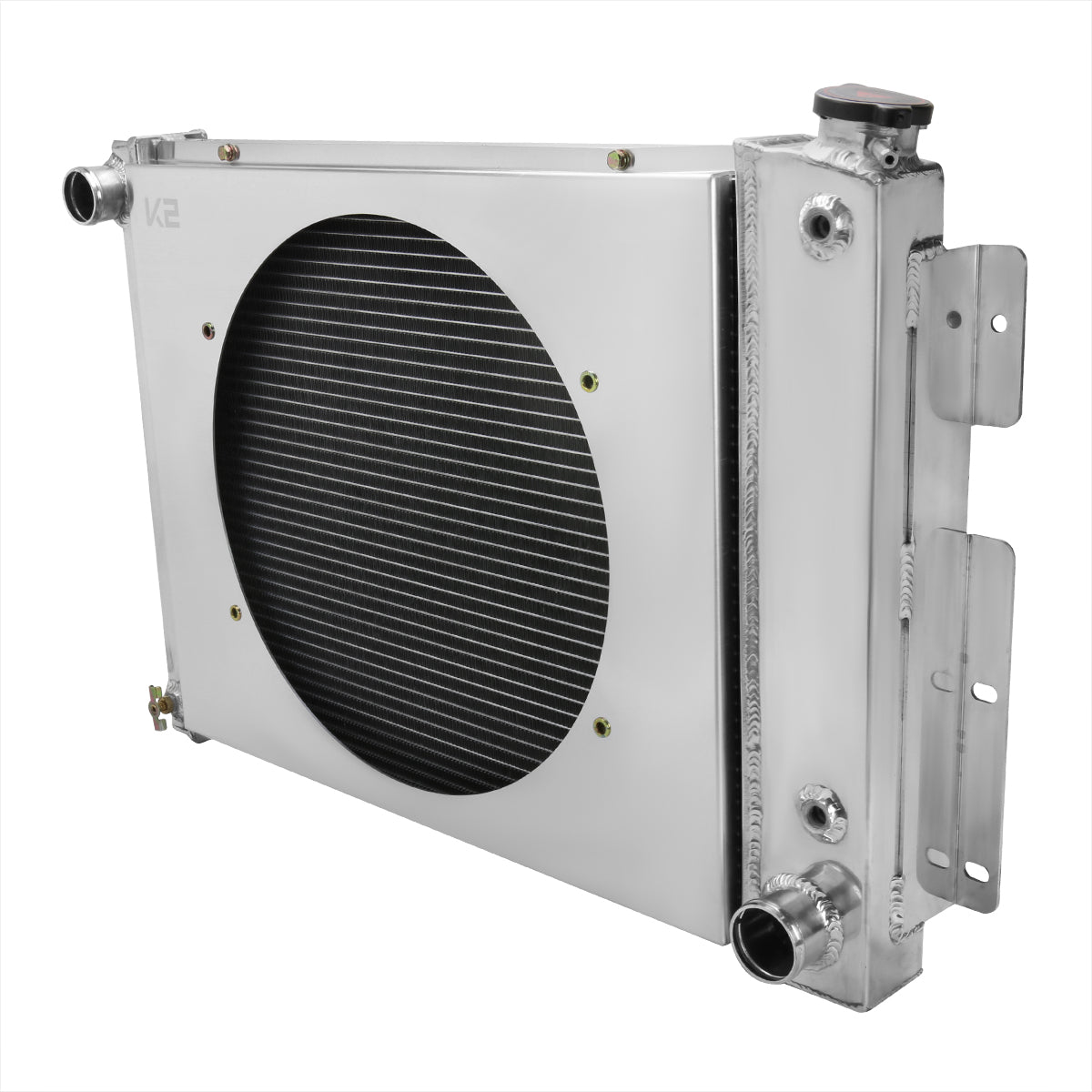1967-1969 Chevrolet Camaro 1st Gen 4.1L L6 V8 3 Row Radiator with Fan Shroud