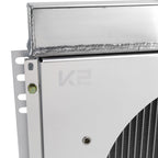 1963-1970 Ford Mustang/Fairlane/Falcon/Galaxie/Torino Mercury Cougar 3-Row Radiator with Fan Shroud Design