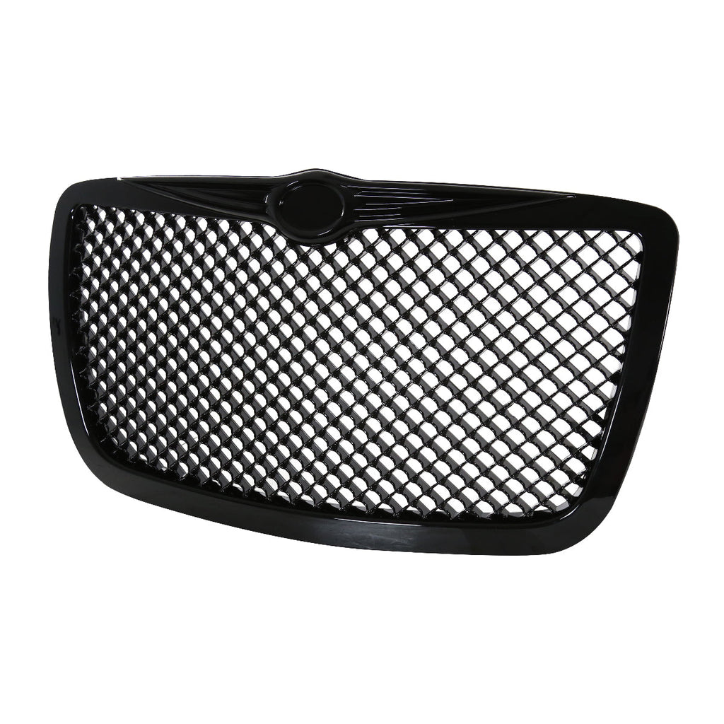 2005-2010 Chrysler 300 / 300C Glossy Black ABS Mesh Grille