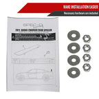 2011-2023 Dodge Charger LD Black ABS R/T Daytona OE Style Rear Spoiler Wing