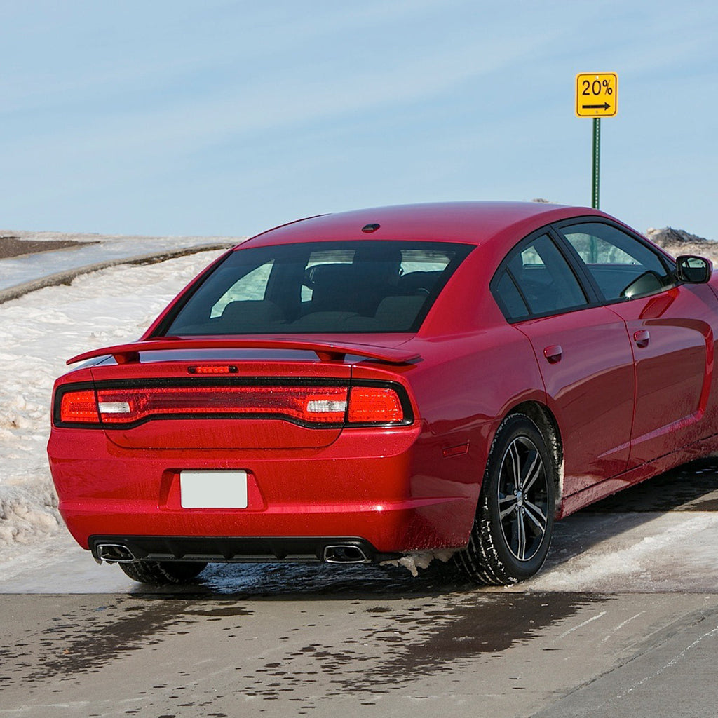 2011-2023 Dodge Charger LD Black ABS R/T Daytona OE Style Rear Spoiler Wing