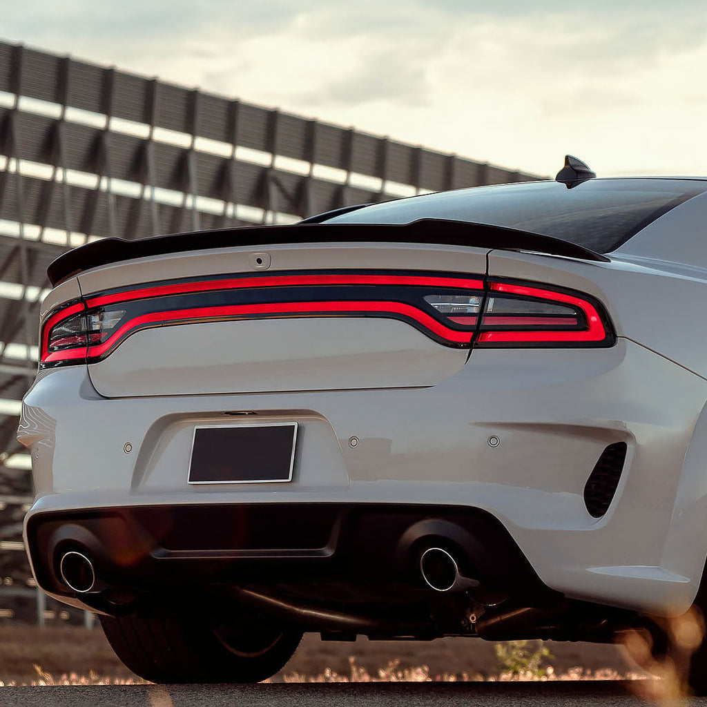 2015-2021 Dodge Charger LD Glossy Black ABS Hellcat Style Rear Spoiler