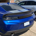 2016-2020 Chevrolet Camaro 6th Gen Black ABS 3PC Blade Style Rear Spoiler