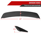 2005-2009 Ford Mustang S197 Matte Black ABS Ducktail Style Rear Spoiler