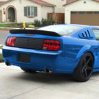 2005-2009 Ford Mustang S197 Matte Black ABS Ducktail Style Rear Spoiler