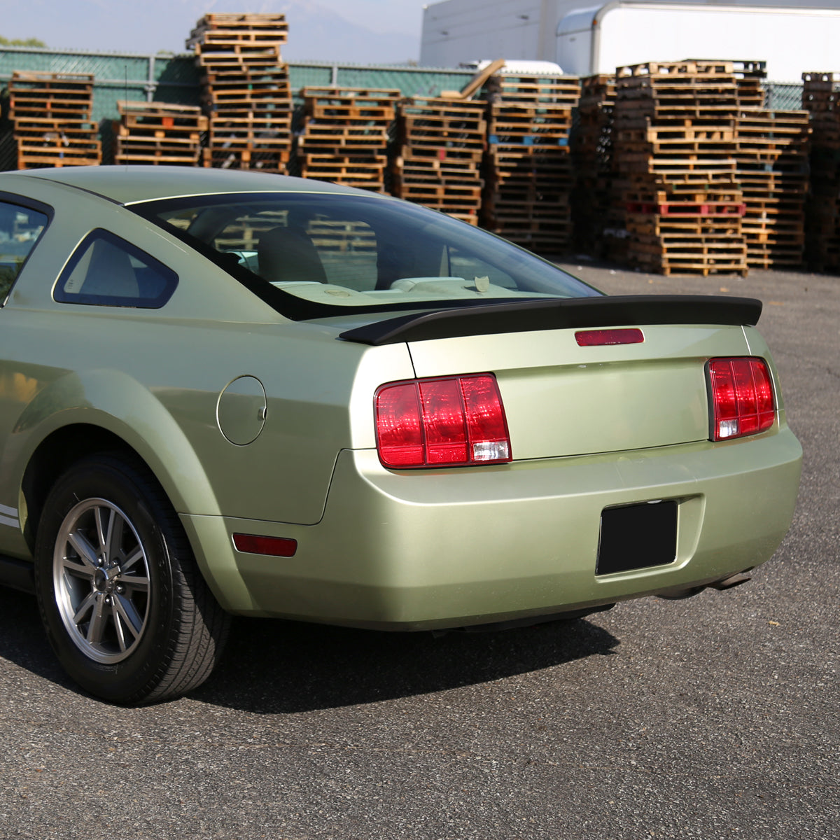 2005-2009 Ford Mustang S197 Matte Black ABS Ducktail Style Rear Spoiler