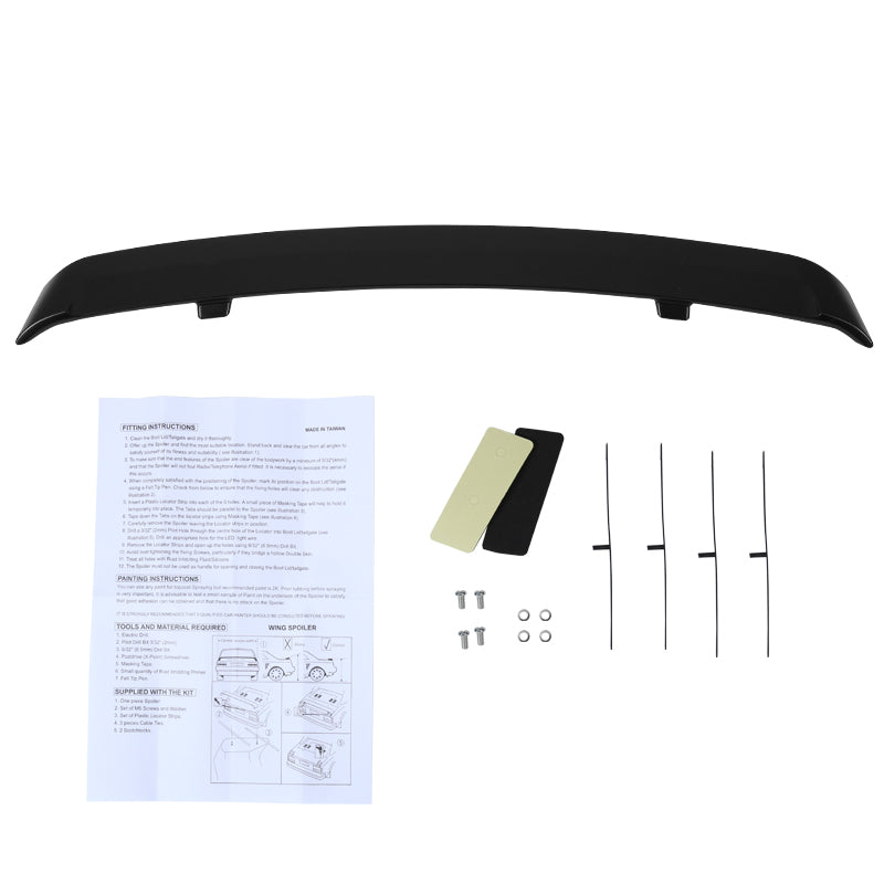 2005-2009 Ford Mustang S197 Matte Black ABS Factory GT Style Rear Spoiler