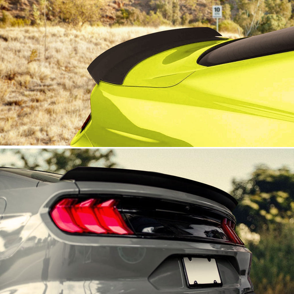 2015-2023 Ford Mustang S550 Matte Black ABS Modern Style Rear Spoiler