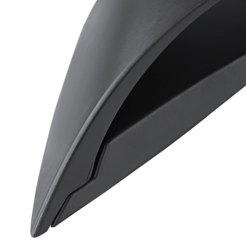 2015-2023 Ford Mustang S550 Matte Black ABS GT350R Style 3PC Rear Spoiler Wing