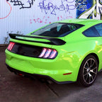 2015-2023 Ford Mustang S550 Matte Black ABS GT350R Style 4PC Rear Spoiler Wing