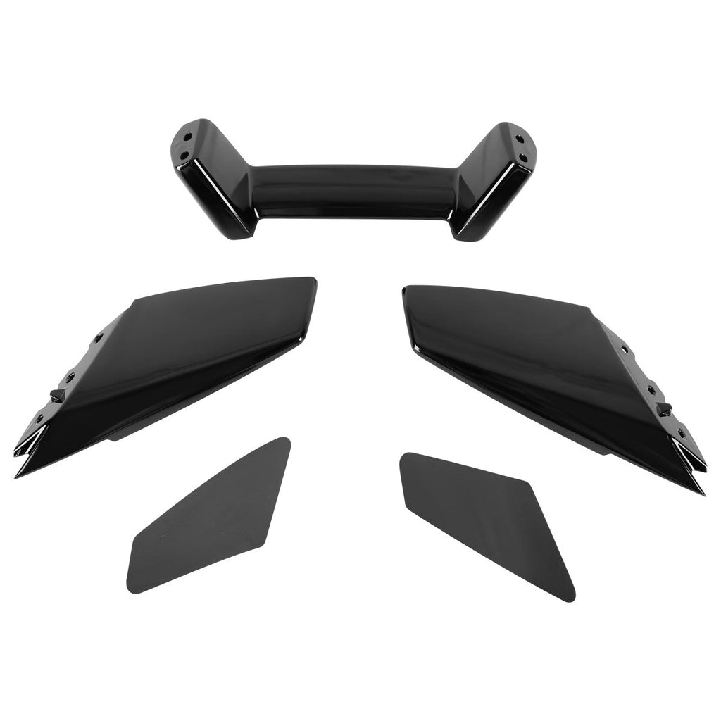 2015-2023 Ford Mustang S550 Glossy Black GT500 Style Rear Trunk Spoiler Kit