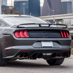 2015-2023 Ford Mustang S550 Glossy Black GT500 Style Rear Trunk Spoiler Kit