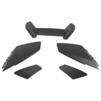 2015-2023 Ford Mustang S550 Matte Black GT500 Style Rear Trunk Spoiler Kit