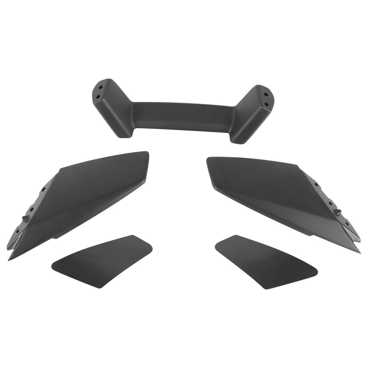2015-2023 Ford Mustang S550 Matte Black GT500 Style Rear Trunk Spoiler Kit