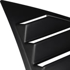 2008-2020 Dodge Challenger Matte Black Polypropylene Window Louvers