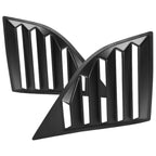 2008-2020 Dodge Challenger Matte Black Polypropylene Window Louvers