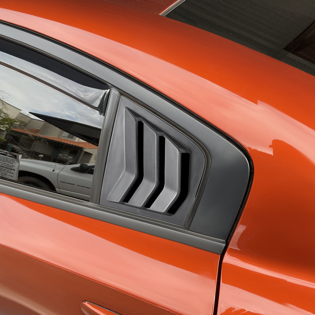 2011-2021 Dodge Charger LD Matte Black Window Louvers