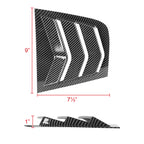 2011-2021 Dodge Charger LD Carbon Fiber Window Louvers