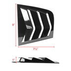 2011-2021 Dodge Charger LD Glossy Black Window Louvers