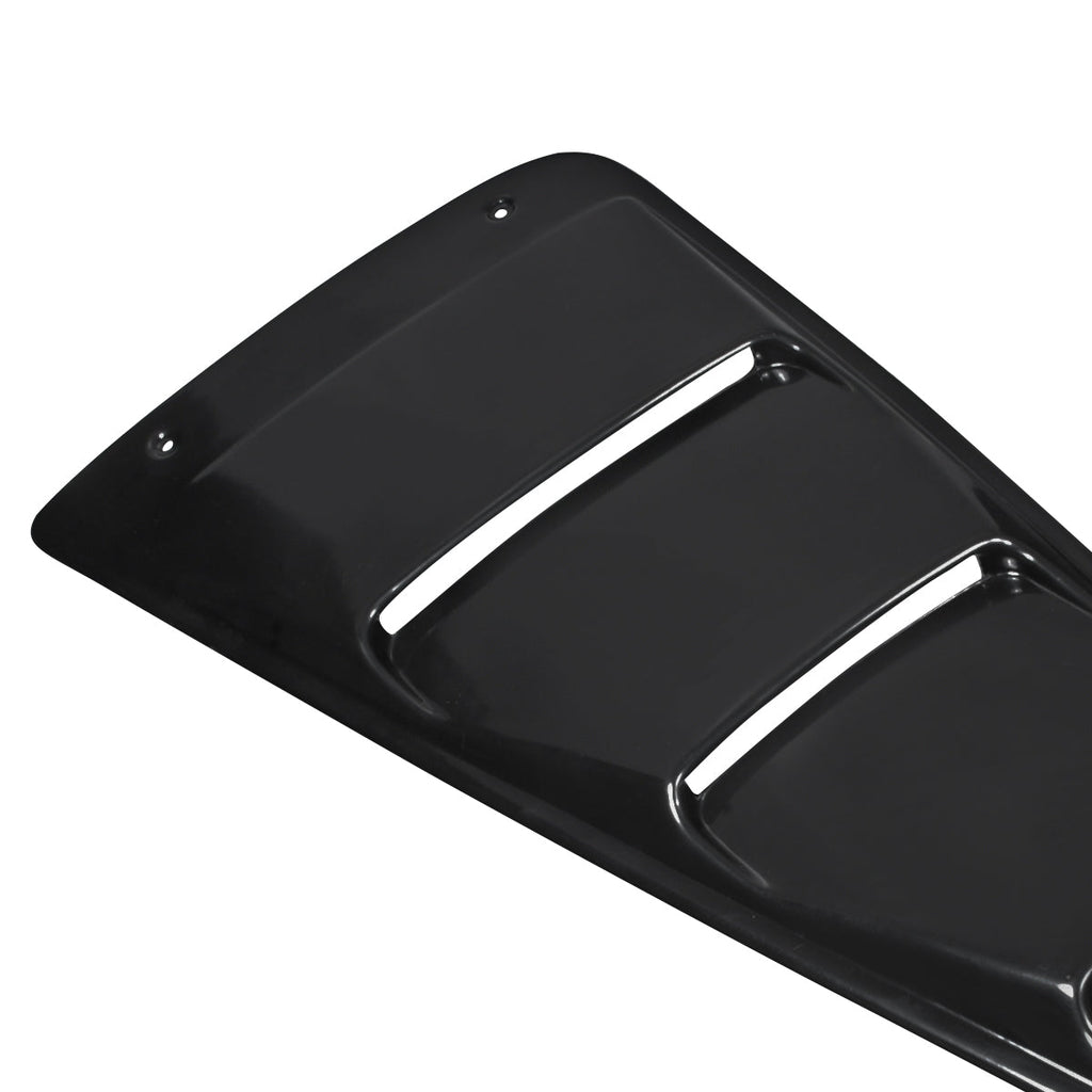 2005-2014 Ford Mustang S197 Matte Black Textured ABS Quarter Window Louvers